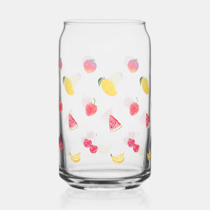 Tasses en verre - Fruits mignons Design