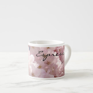 Tasses espresso Fleurs de printemps roses personna