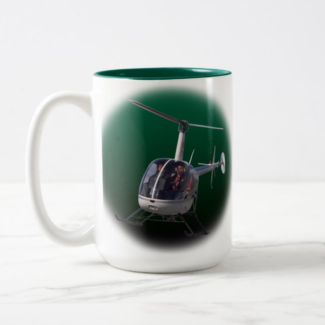 Tasses et cadeaux d'hélicoptère de cool de tasse (Gauche)