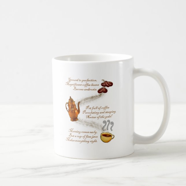 Tasses et tasses de Haiku de café (Droite)