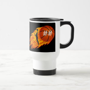 Tasses flamboyantes fraîches de basket-ball avec 