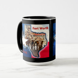 Tasses graphiques de Fort Worth Stock Yards Texas 