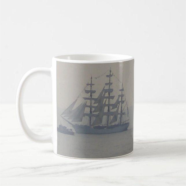 Tasses marines nautiques de navigation de voilier (Gauche)
