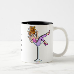 Tasses, Mugs - Fille dans un verre à Martini, Lil