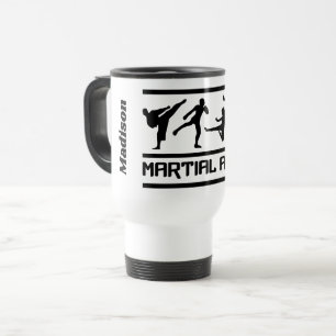 Tasses nommées faites sur commande d'arts martiau