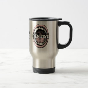 Tasses nommées faites sur commande de dentiste
