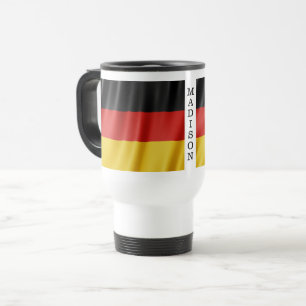 Tasses nommées faites sur commande de drapeau