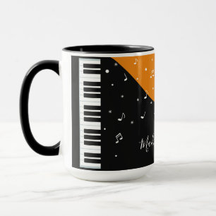 Tasses nommées faites sur commande de musique de
