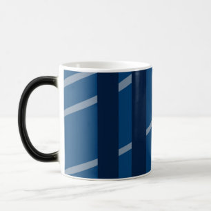 Tasses nuances de bleu