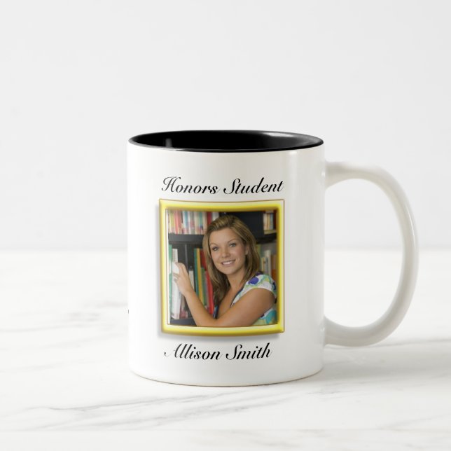 Tasses personnalisées de photo d'obtention du (Droit)