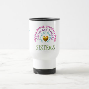 Tasses personnalisées de voyage de soeurs