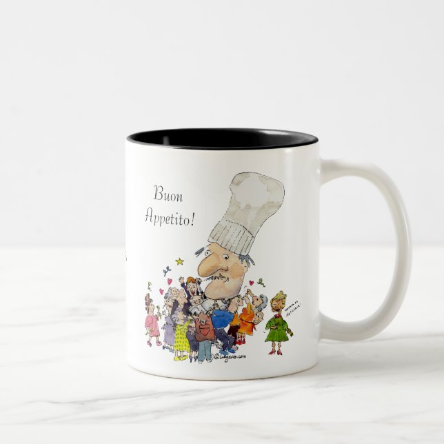 Tasses personnalisées par chef français drôle de (Droit)
