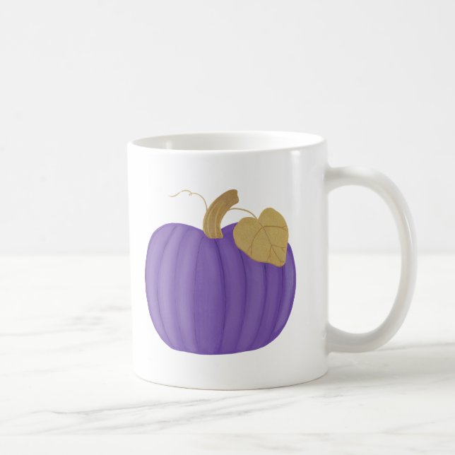 Tasses pourpres peintes de feuille d'or de (Droite)