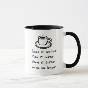 Tasses punks et tasses de café