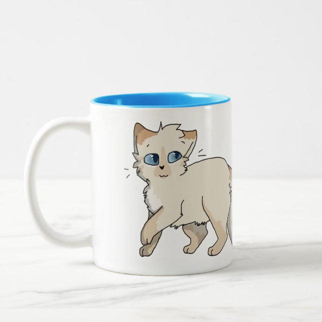 Tasses siamoises de point de flamme (Gauche)