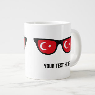 Tasses turques de coutume de nuances