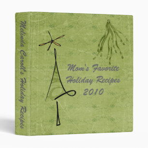 Tassle et classeur de recette de vacances d'arbre