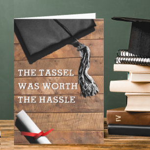 Tassle Hassel Graduation Card