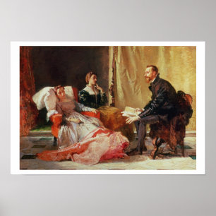 Tasso and Elenora D'Este Poster