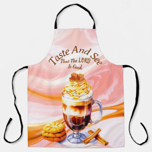 Taste And See That The LORD Is Good, Desert -Pink Apron