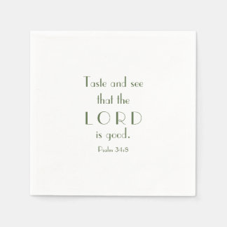 Taste and See the Lord Is Good | Cookie Exchange Napkin