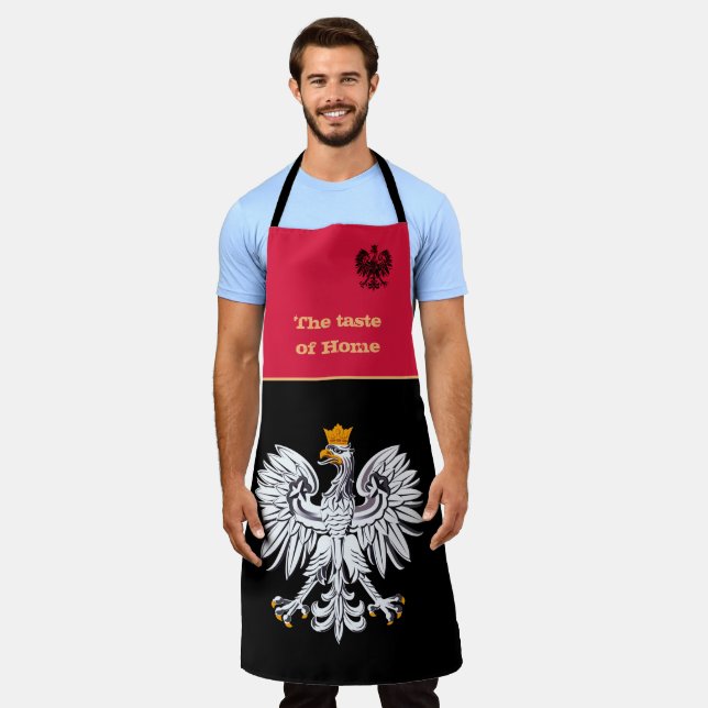 Taste of Home & Polish Flag, Poland /Cooking Apron (Worn)