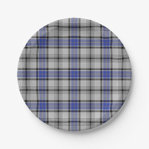 Taste of Scotland Clan Hannay Tartan Plaid Paper Plate