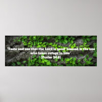 Taste & See Inspirational Bible Quote