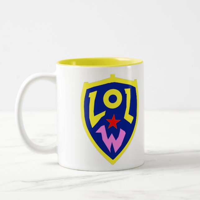 Taste Shield Two-Tone Coffee Mug (Left)