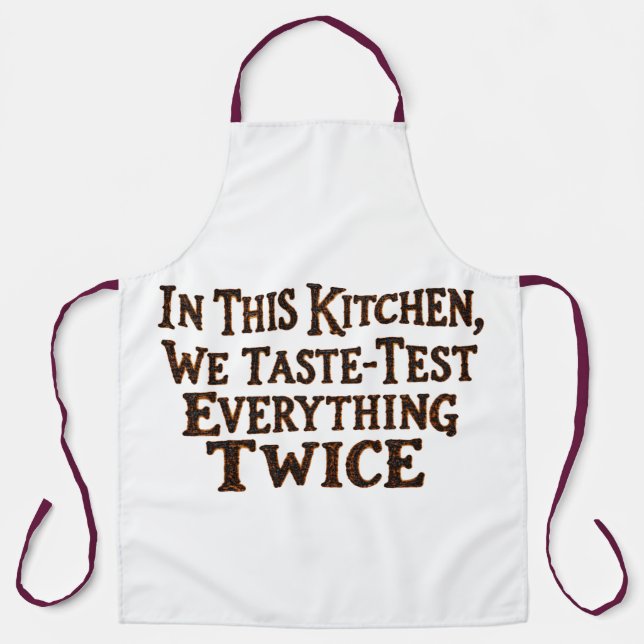 Taste-Test Everything Twice Apron (Front)
