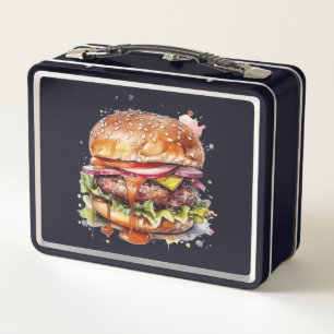 Taste the Rainbow: Bursting Burger Lunch Box