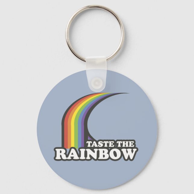 TASTE THE RAINBOW - .png Keychain (Front)