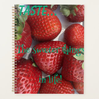 Taste the sweet things.. planner