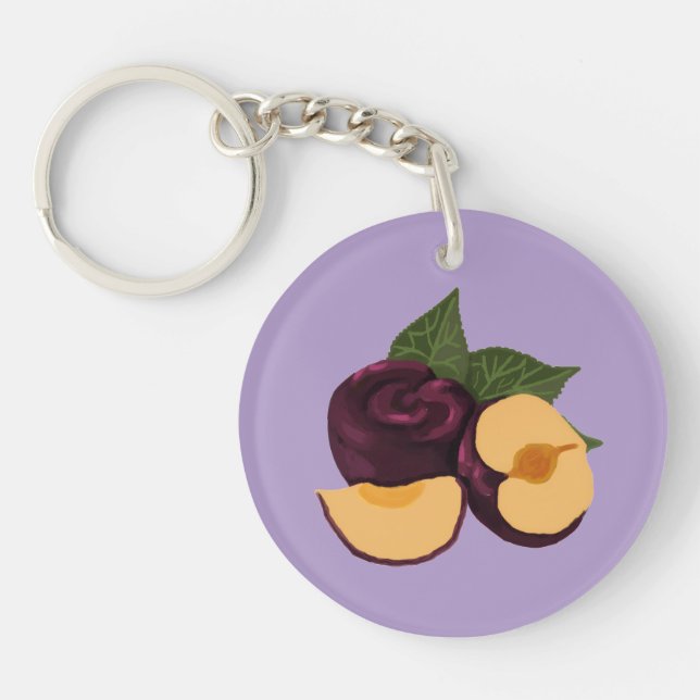 Tasteful Plums Keychain (Front)
