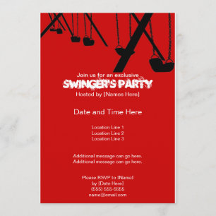 Tasteful Swingers' Party Invitations