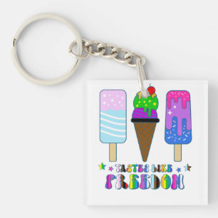 Tastes Like Freedom - LGBTQ+ Equality Keychain