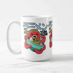 Tastiest Ramen Octopus – Kawaii Japanese Noodle Coffee Mug