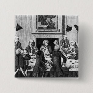 Tasting, 1782 2 inch square button