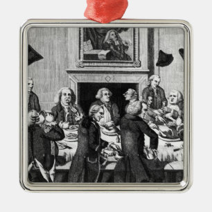 Tasting, 1782 metal ornament