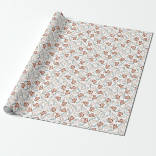 Tasty Bread Toast Pattern Wrapping Paper