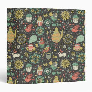 Tasty bright Tea Card Binder