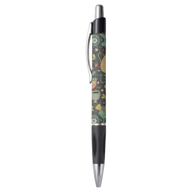 Tasty bright Tea Card Pen (Top (Vertical))