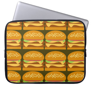 Tasty Cheeseburgers Rock Laptop Sleeve