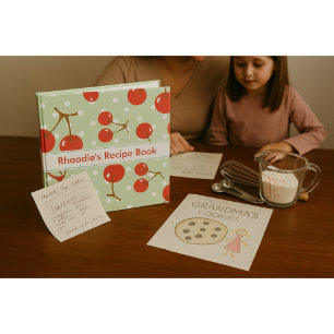 Tasty Cherries Retro Kitchen Organizer Binder