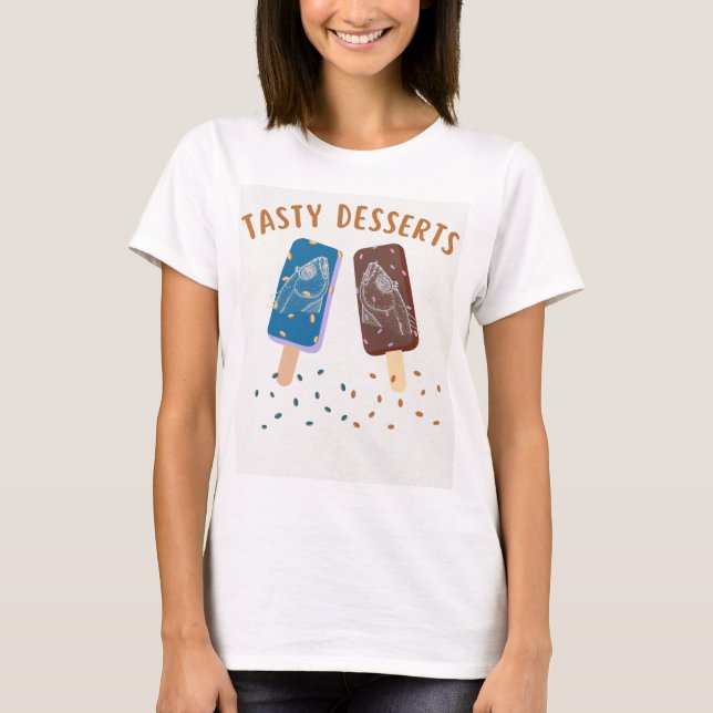 Tasty Fish Head Deserts T-Shirt (Front)