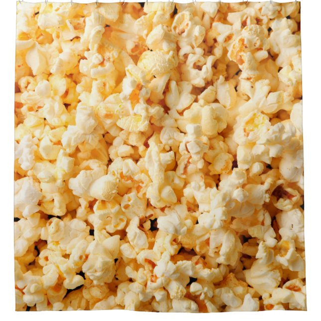 Tasty popcorn on whole background. Food  (Front)