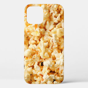Tasty popcorn on whole background. Food  iPhone 12 Case