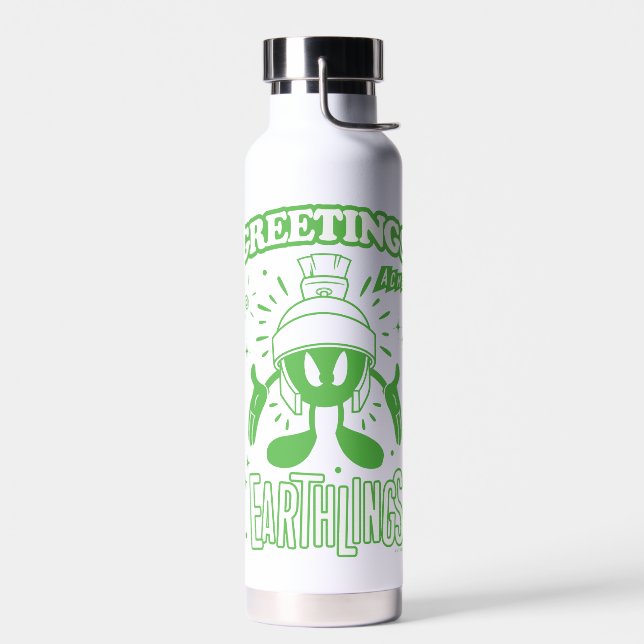 Tasty Retro MARVIN THE MARTIAN™ Water Bottle (Left)