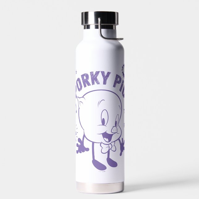 Tasty Retro Porky Pig Water Bottle (Left)