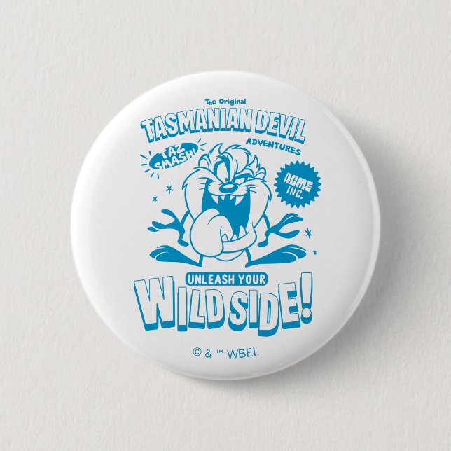 Tasty Retro TAZ™ 2 Inch Round Button (Front)